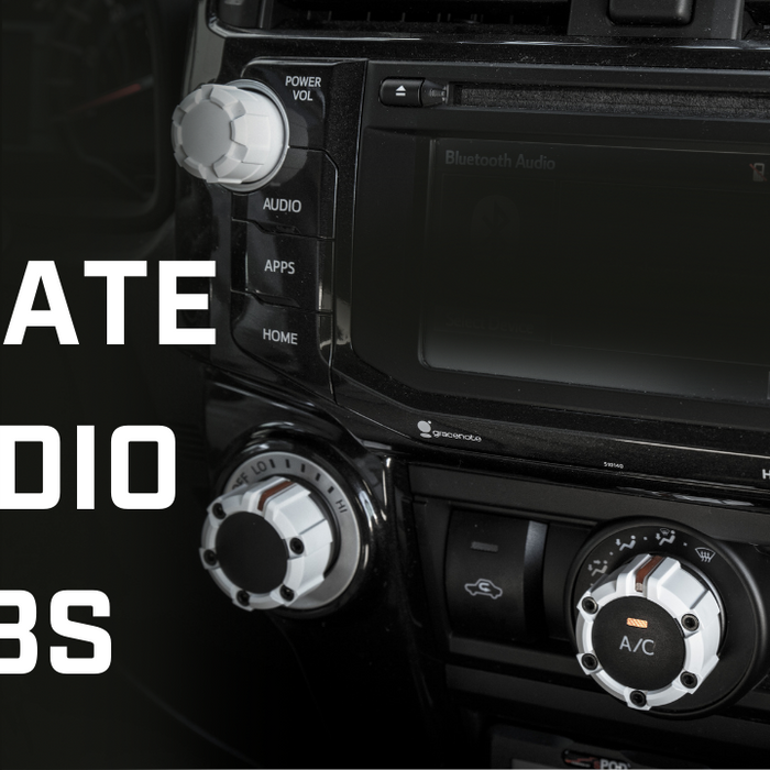 AJT Design 4Runner Climate & Radio Knobs