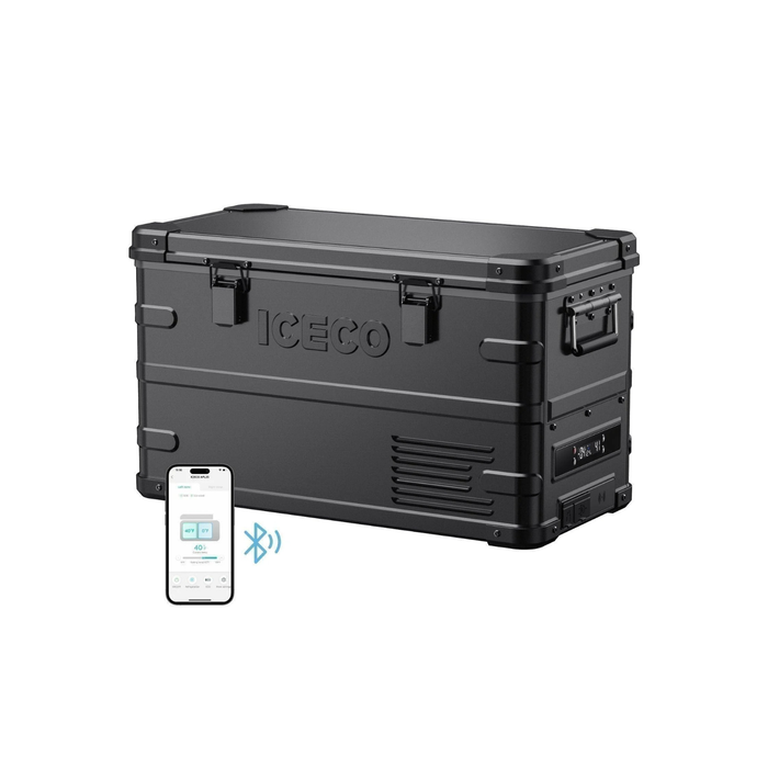 ICECO APL35 Dual Zone Aluminum Black Fridge 35 LT