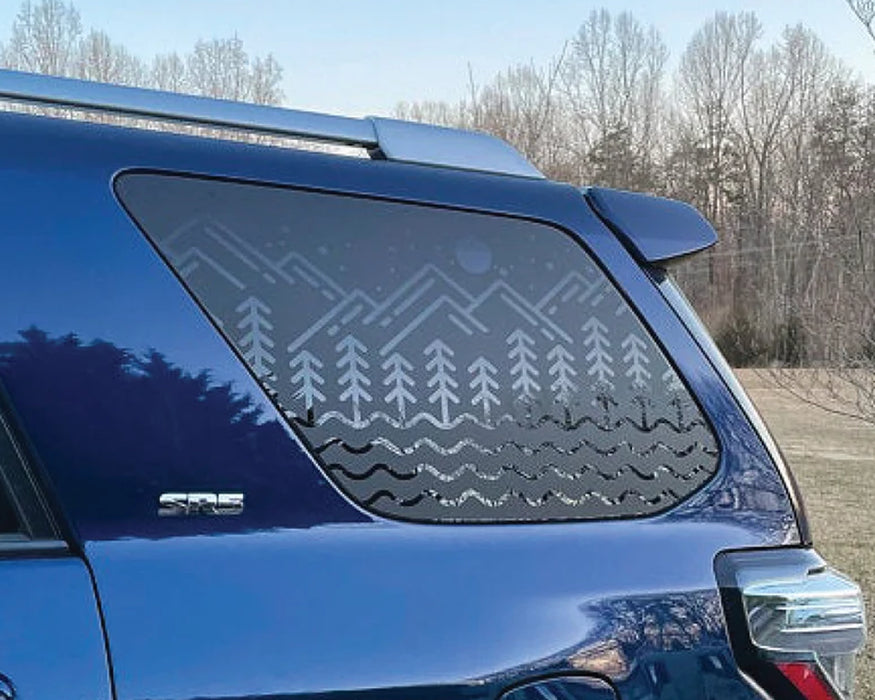 Rear Quarter Panel Window Decals For 4Runner (2010-2024)