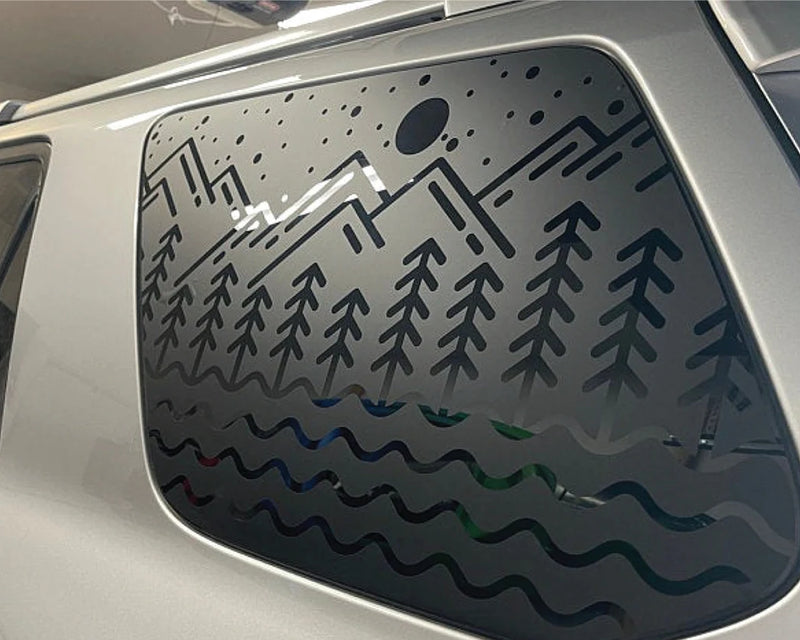 Rear Quarter Panel Window Decals For 4Runner (2010-2024)