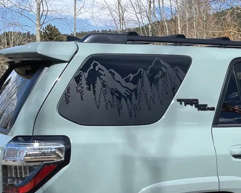 Rear Quarter Panel Window Decals For 4Runner (2010-2024)