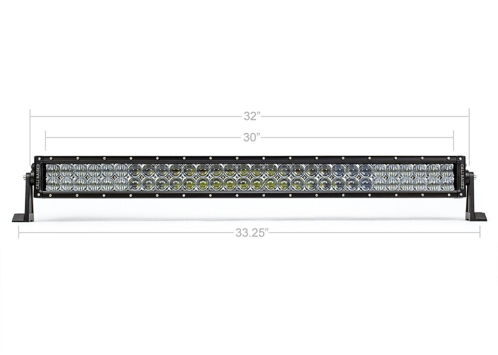 Cali Raised Lower Bumper Flush LED Light Bar Kit For 4Runner (2003-2009)