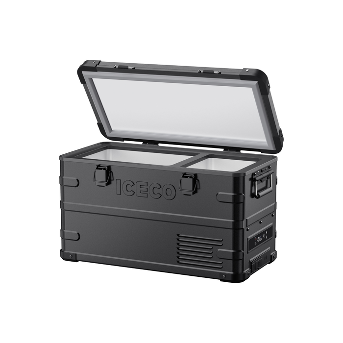 ICECO APL35 Dual Zone Aluminum Black Fridge 35 LT