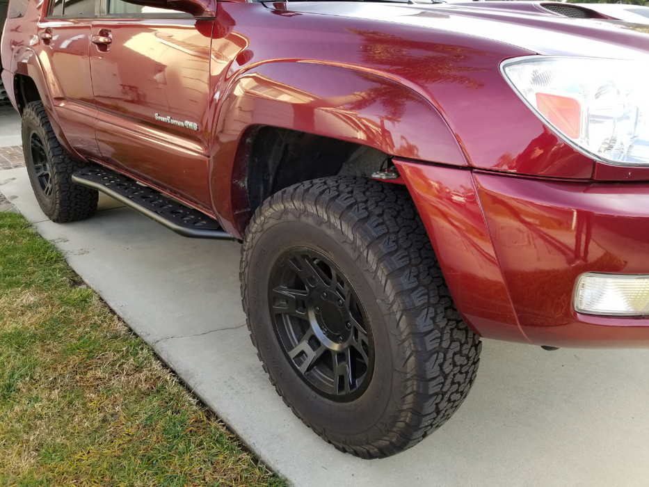 Cali Raised Step Edition Rock Sliders For 4Runner (2003-2009)