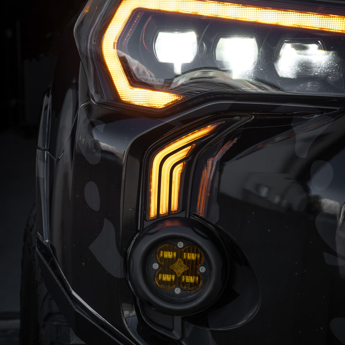 for Toyota 4Runner 2014-2024 Fang Lights Spot Driving Lamp DRL LED Pair for Toyota 4Runner 2014-2024 Fang Lights Spot Driving Lamp DRL LED Pair