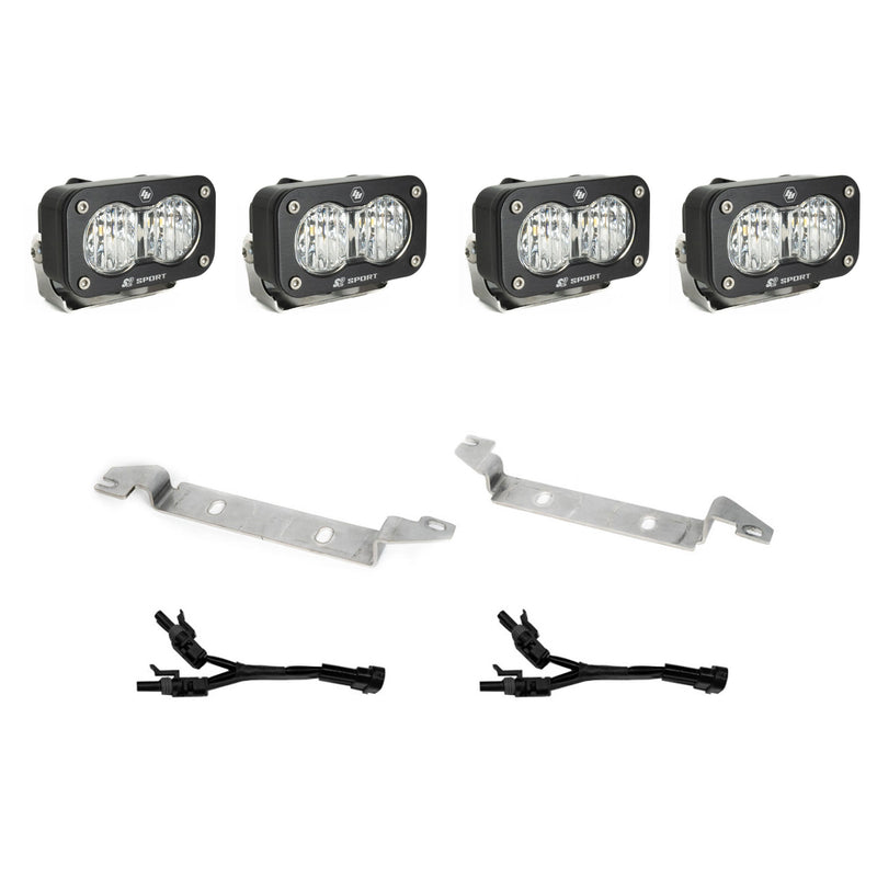Baja Designs S2 OEM Fog Light Replacement Kit For 4Runner (2025-Current) Non TRD Models