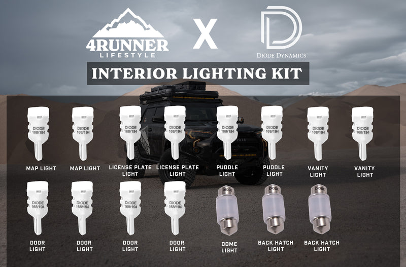 Diode Dynamics Interior Lighting Kit For 4Runner (2010-2024)