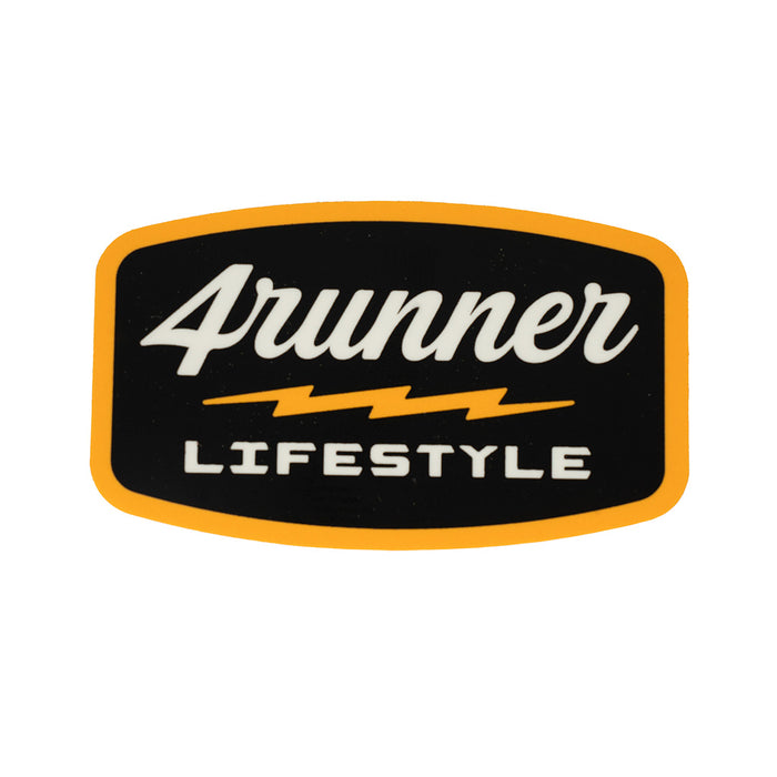 4Runner Lifestyle Black and Yellow Moto Sticker