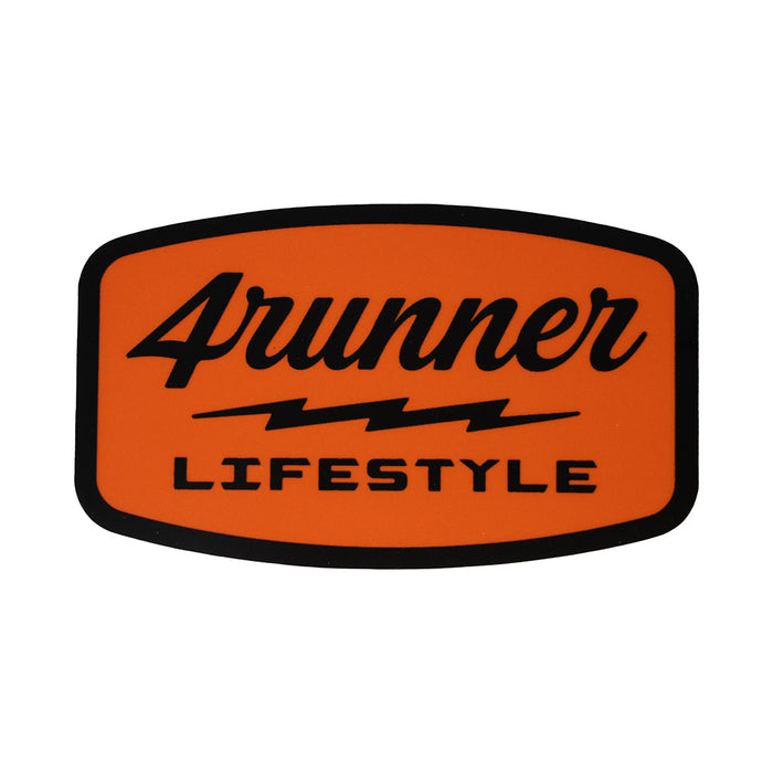 4Runner Lifestyle Orange Moto Sticker