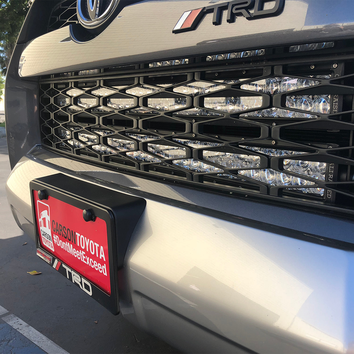 Cali Raised Hidden Grille Led Light Bar Brackets Kit For 4Runner (2014-2024)