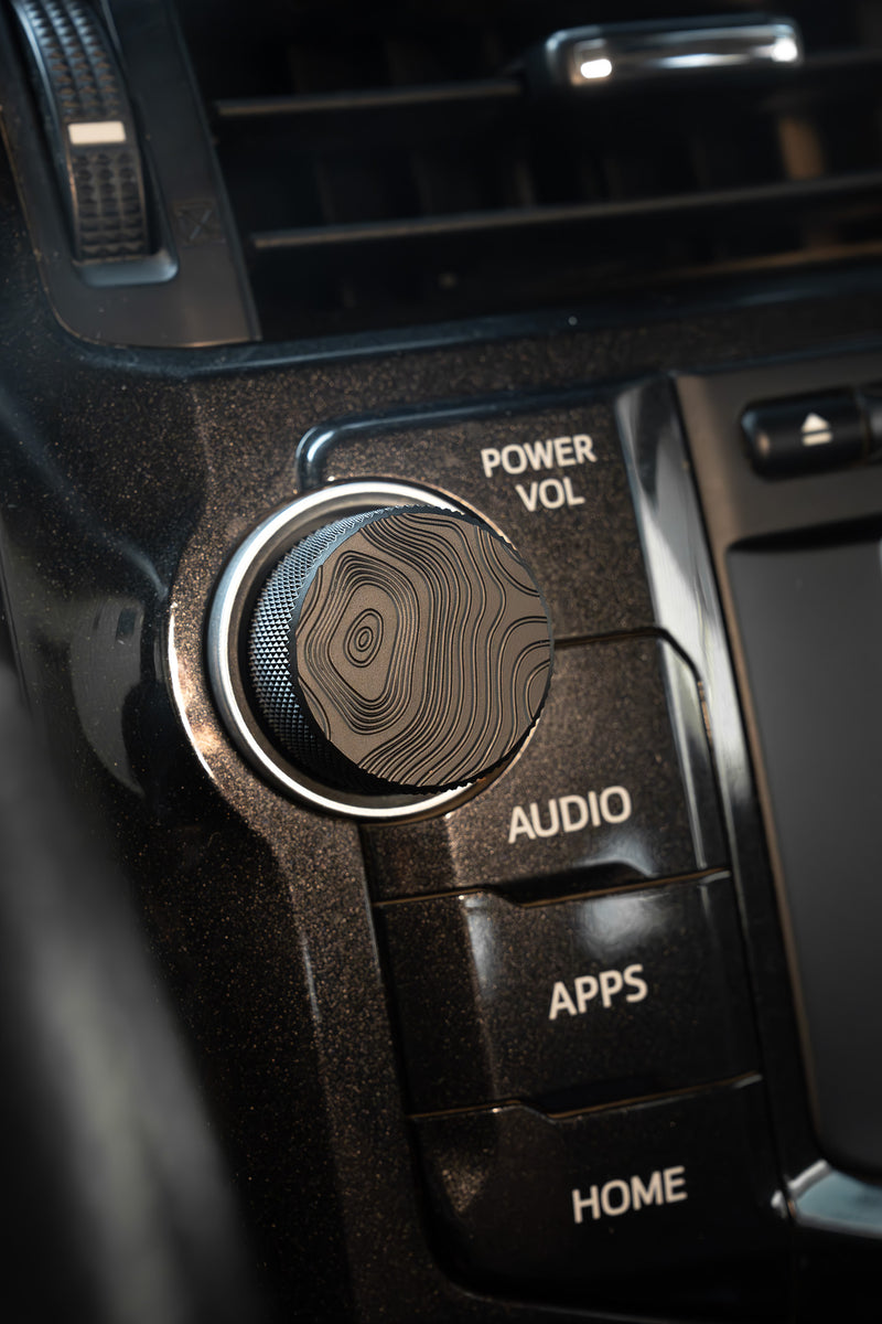 Mace MFG Topo Volume Knobs For 4Runner (2010-2024)