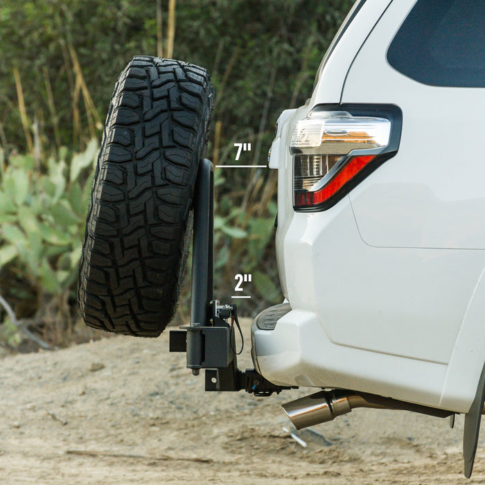 RIG'd UltraSwing® Short-Fit Spare Tire Hitch Mount