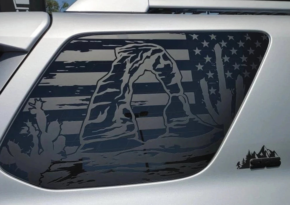 Rear Quarter Panel Window Decals For 4Runner (2010-2024)