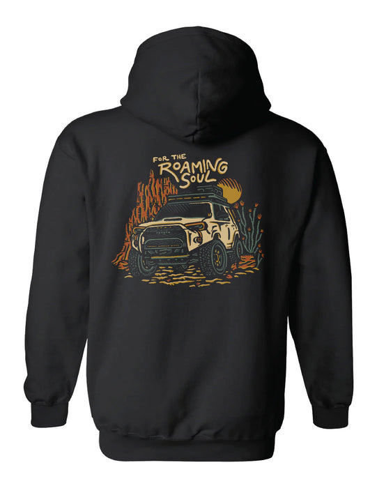 Rayco Design x 4Runner Lifestyle For The Roaming Soul Black Hoodie