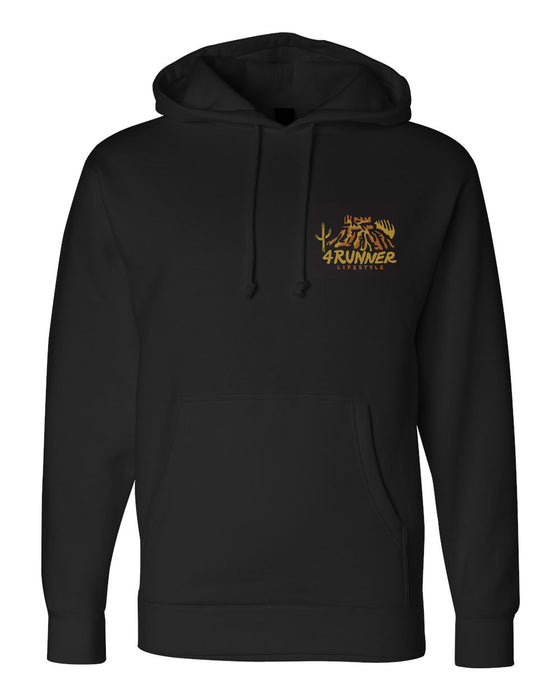 Rayco Design x 4Runner Lifestyle For The Roaming Soul Black Hoodie