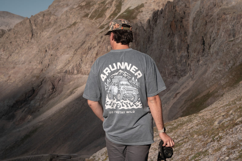 4Runner Lifestyle Stay Wild Washed Blue Shirt