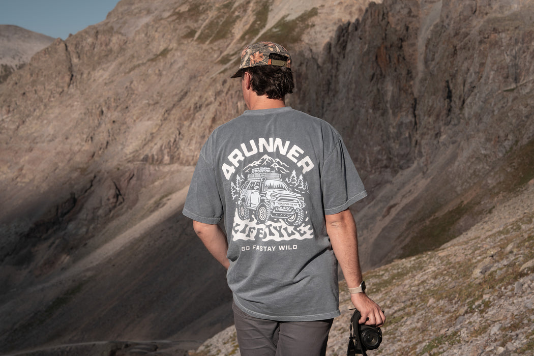 4Runner Lifestyle Stay Wild Washed Blue Shirt