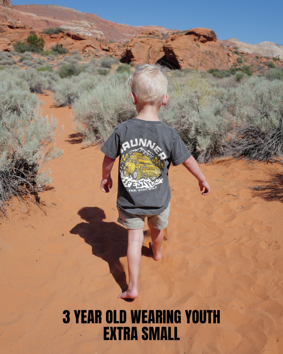 4Runner Lifestyle Washed Gray Stay Wild Youth Shirt