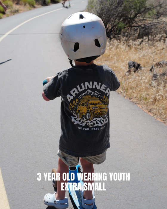 4Runner Lifestyle Washed Gray Stay Wild Youth Shirt