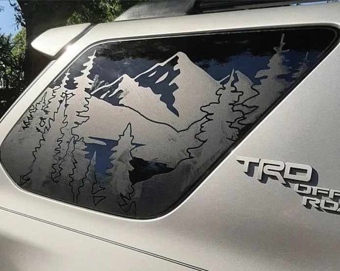 Rear Quarter Panel Window Decals For 4Runner (2010-2024)