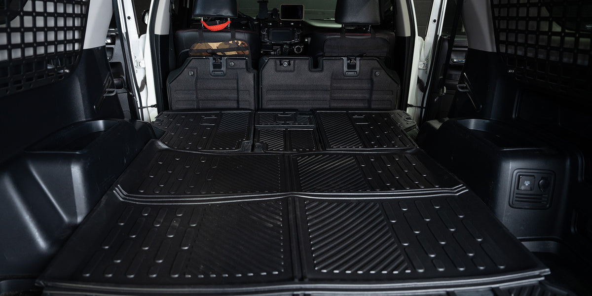 ToughPRO 3rd Row Floor Mats For 2010-2024 Toyota 4Runner – Black All Weather, Heavy Duty Rubber 8 thumbnail image