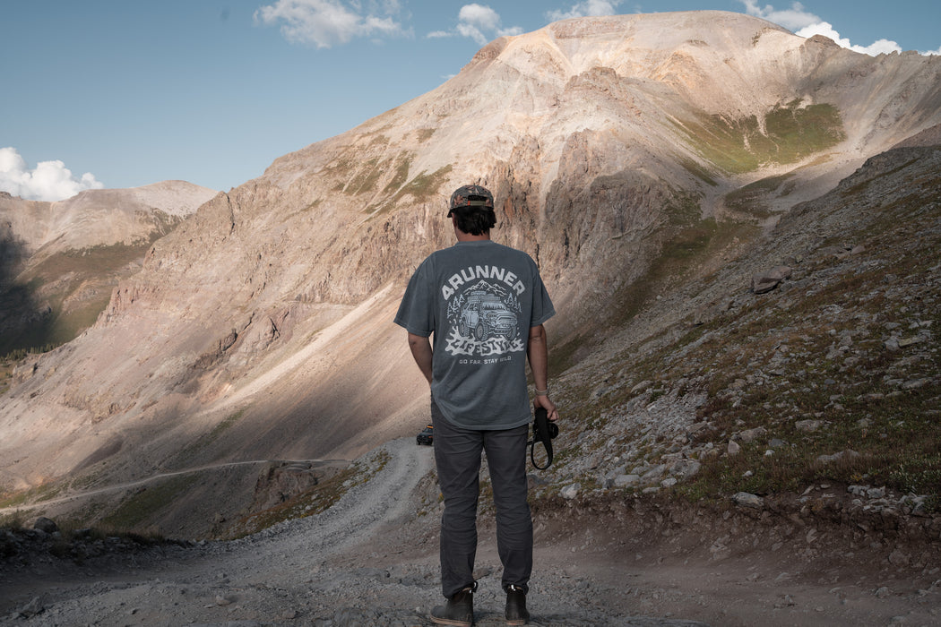 4Runner Lifestyle Stay Wild Washed Blue Shirt