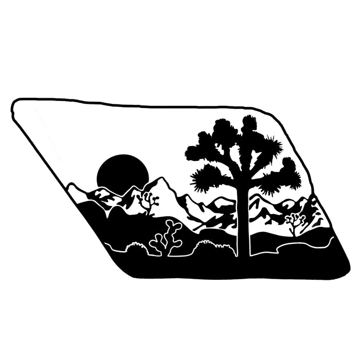Rear Quarter Panel Window Decals For 4Runner (2025-Current)