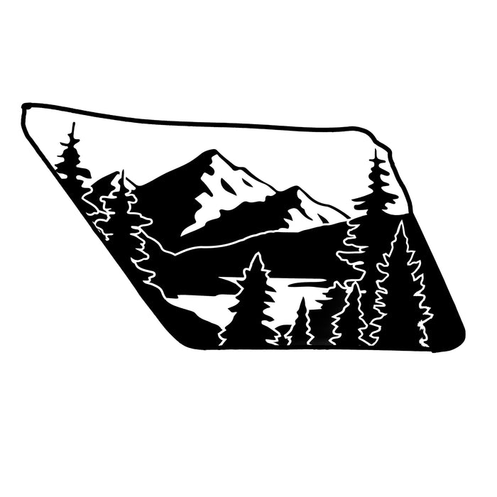 Rear Quarter Panel Window Decals For 4Runner (2025-Current)