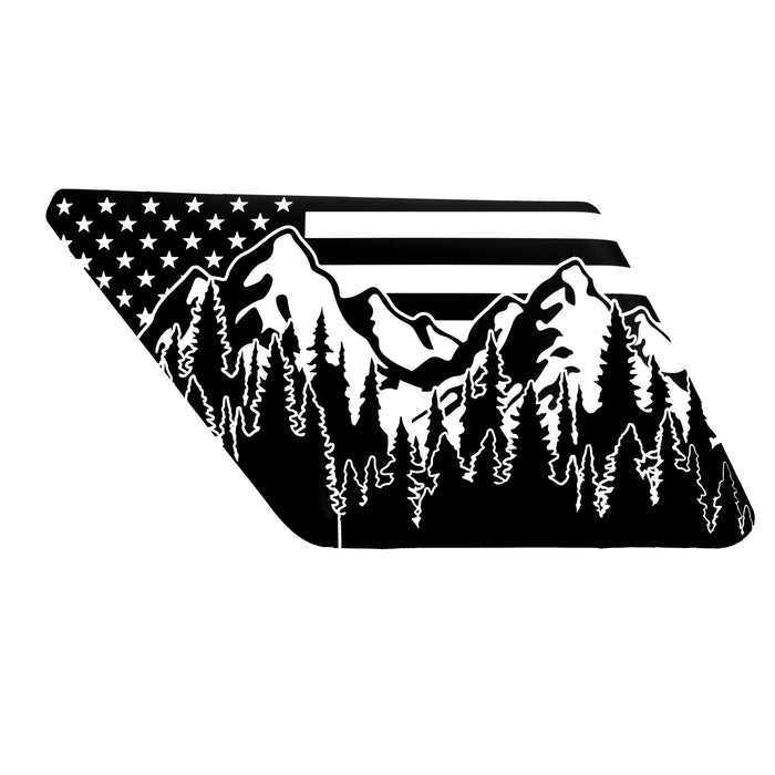 Rear Quarter Panel Window Decals For 4Runner (2025-Current)