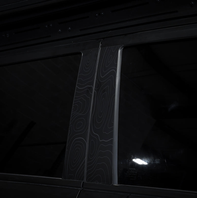 Vinyl Garage Topo B Pillar Decals For 4Runner (2025-Current)
