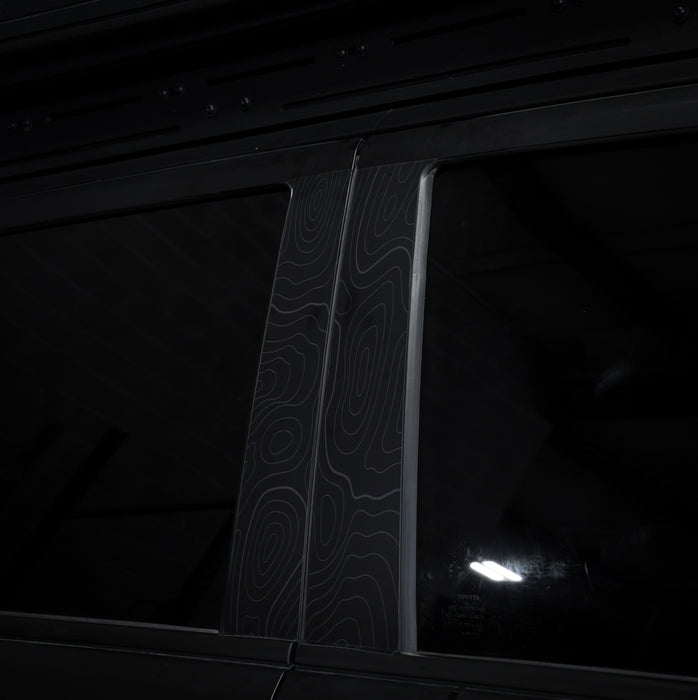 Vinyl Garage Topo B Pillar Decals For 4Runner (2025-Current)