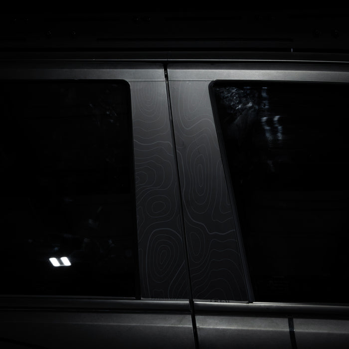 Vinyl Garage Topo B Pillar Decals For 4Runner (2025-Current)