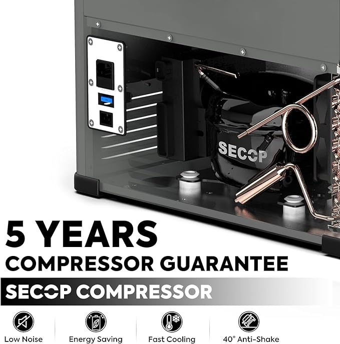 ICECO VL60 Dual Zone Metal Freezer with Cover 60LT
