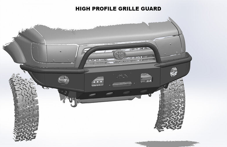 SRQ Fab Open Wing Hybrid Front Bumper - DIY Kit For 4Runner (1996-2002)