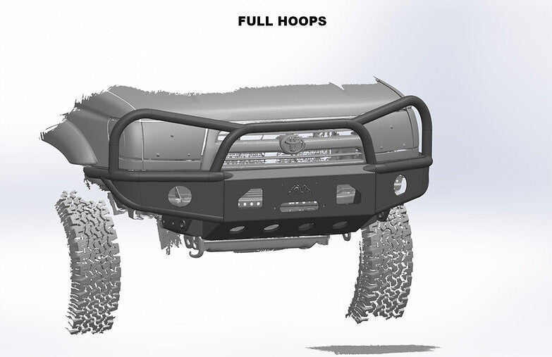 SRQ Fab Open Wing Hybrid Front Bumper - DIY Kit For 4Runner (1996-2002)