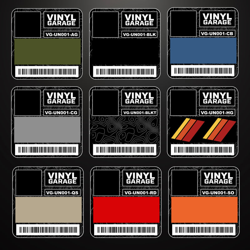 Vinyl Garage Glove Box Keyhole Cover (4th Gen & 6th Gen 4Runner)