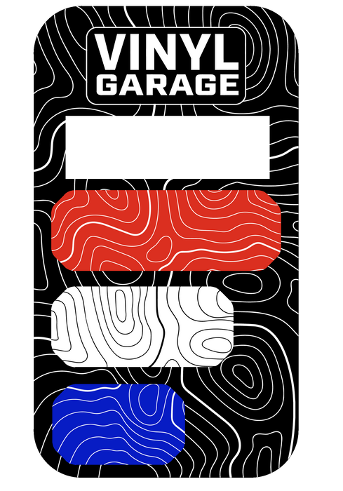 Vinyl Garage Center Console Molle Decal For 4Runner (2025-Current)
