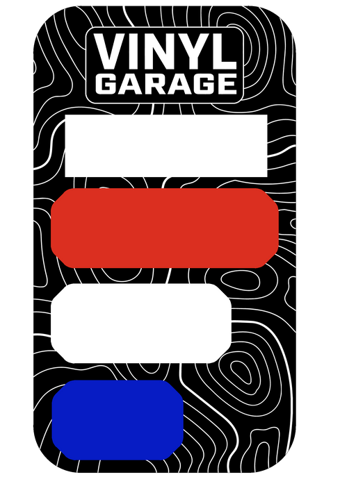 Vinyl Garage Center Console Molle Decal For 4Runner (2025-Current)