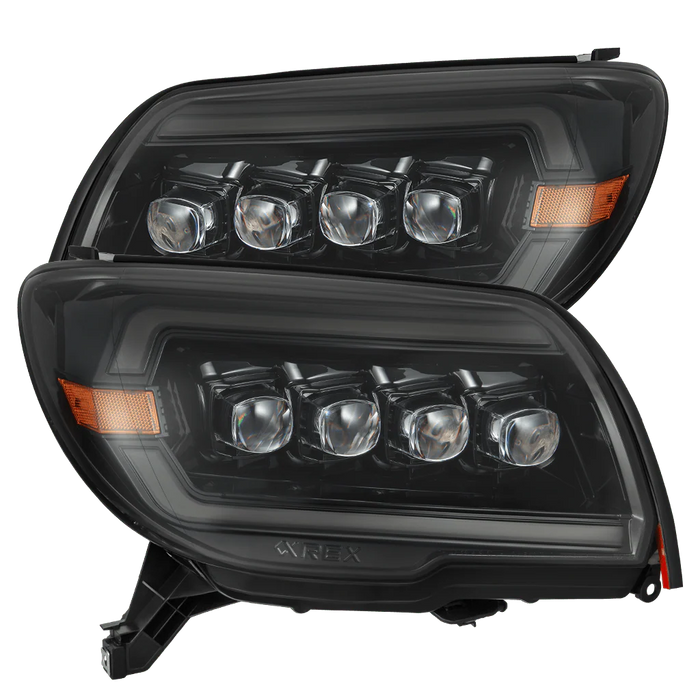 AlphaRex NOVA-Series LED Projector Headlights Black for 4Runner (2003-2009)