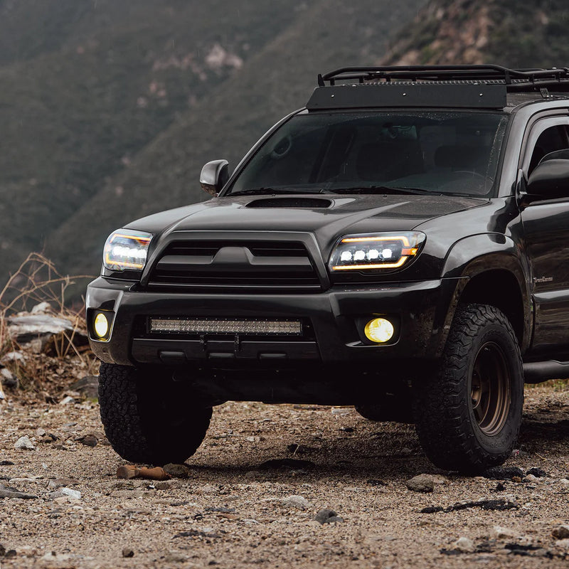 AlphaRex NOVA-Series LED Projector Headlights Black For 4Runner (2003-2009)