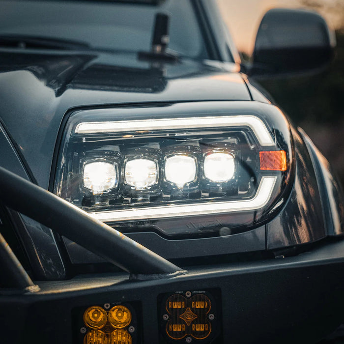 AlphaRex NOVA-Series LED Projector Headlights Black For 4Runner (2003-2009)