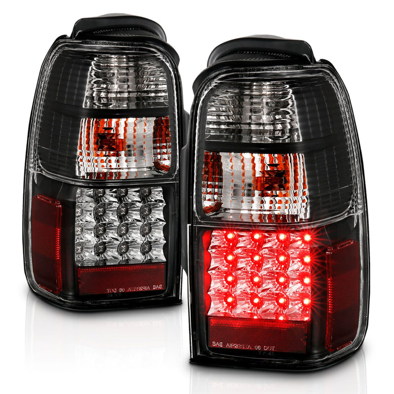 Anzo LED Tail Lights Black For 4Runner (2001-2002)