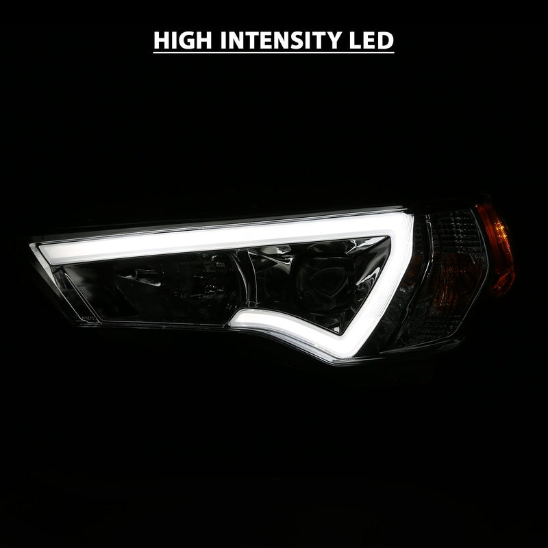 Anzo Projector Light Bar Style Chrome Headlights For 4Runner (2014-2021)