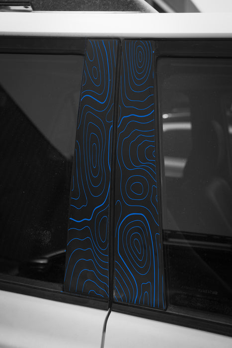 Vinyl Garage Topo B Pillar Decals For 4Runner (2010-2024)