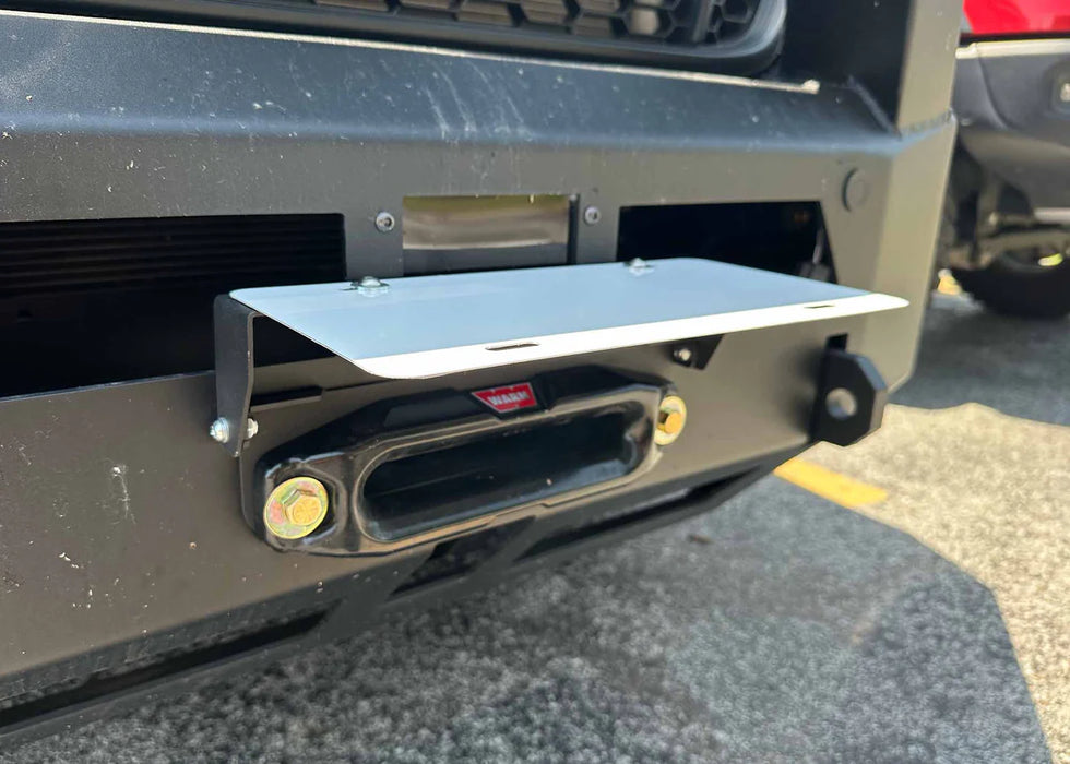 thumbnail image 2 of Chrome Steel Front License Plate Holder – 27.5x6 Cm With 27.5x20.5 Position, For Pre-1975 Cars 2 of 6