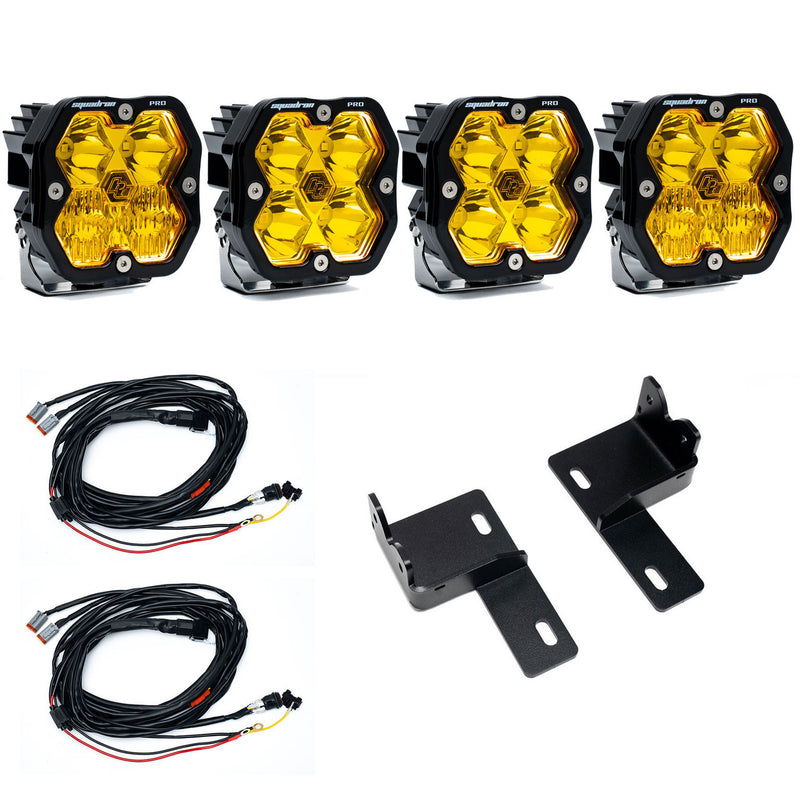 Baja Designs Squadron 2.0 Pro Behind The Grille Light Kit For 4Runner (2025-Current)
