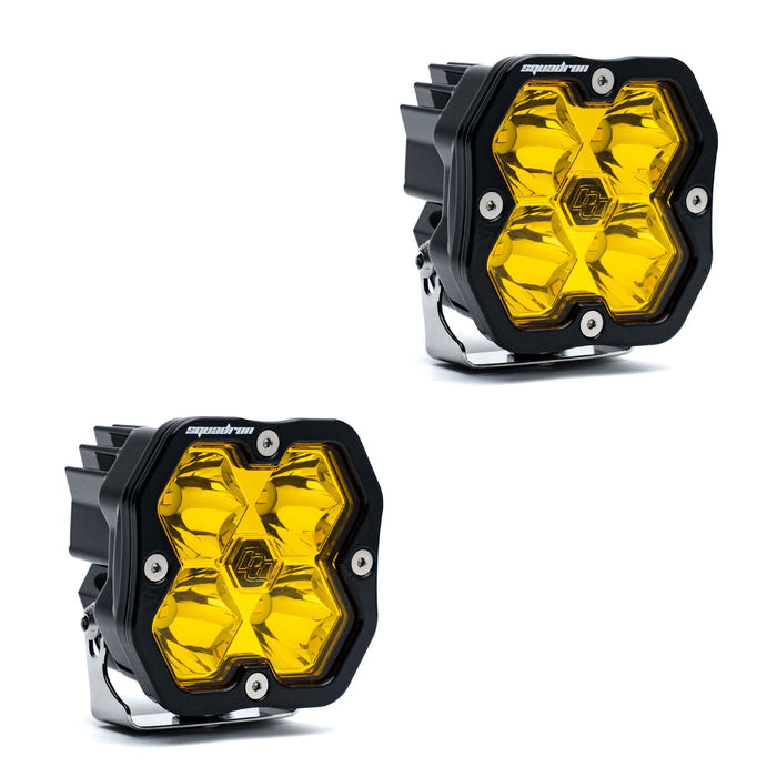 Baja Designs Squadron 2.0 Sport Black LED Auxiliary Light Pod Pair - Universal