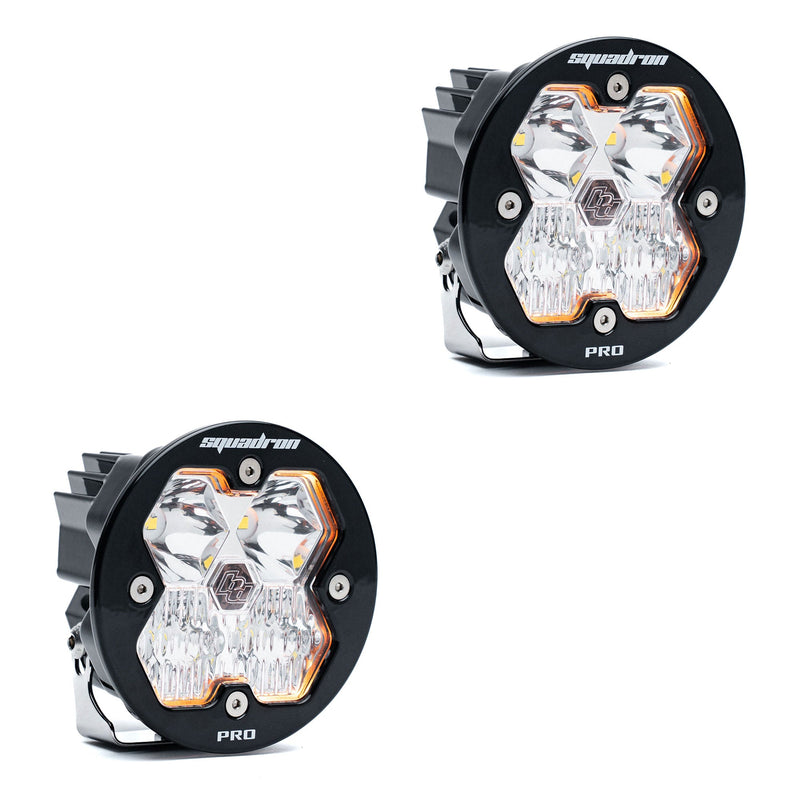 Baja Designs Squadron R 2.0 Pro Black LED Auxiliary Light Pod Pair