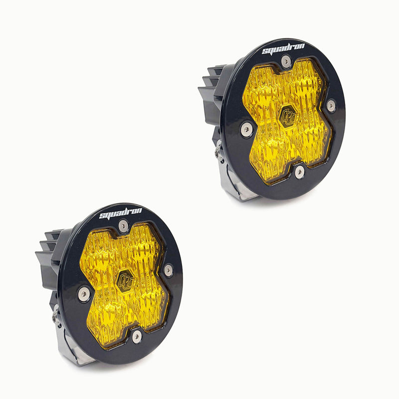 Baja Designs Squadron R 2.0 Sport Black LED Auxiliary Light Pod Pair - Universal