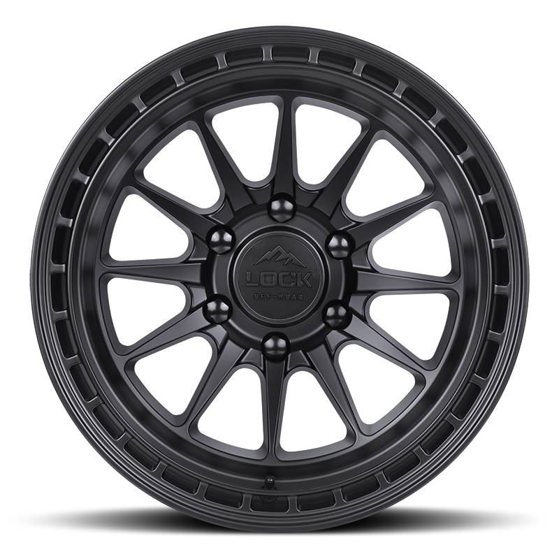 Lock Off-Road Wheels Baja Matte Black